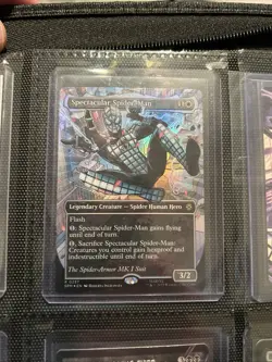 MTG Spectacular Spider-Man 0237 Borderless Textured Foil Marvel NM SPM - Image 2