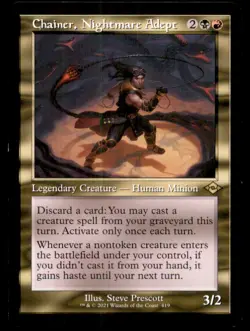 Chainer, Nightmare Adept LP Light Play Commander 2019 MTG [11704] - Image 1