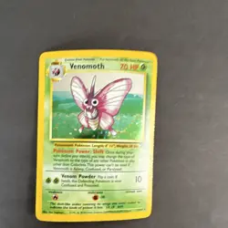 Pokemon TCG Venomoth Jungle Holo Rare Card 13/64 70 HP English 1999 - Image 2
