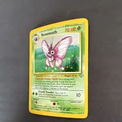 Pokemon TCG Venomoth Jungle Holo Rare Card 13/64 70 HP English 1999 - Image 4