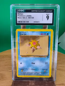 Staryu #95 (Pokemon Base Set 2 February 24, 2000) Grade 9 MINT - Image 1