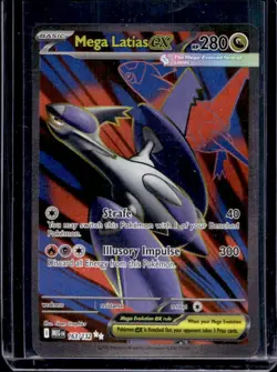 2025 Pokemon Mega Evolution Latias ex Ultra Rare #163/132 - Image 1
