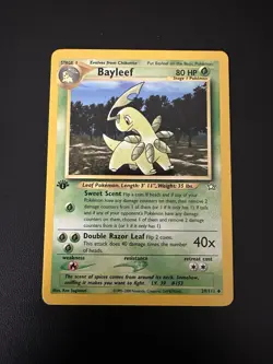 Pokemon Neo Genesis 1st Edition Bayleef 29/111 - Image 1