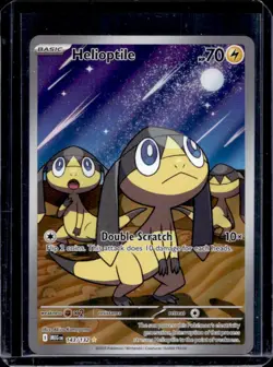 2025 Pokemon Mega Evolution Helioptile Illustration Rare #143/132 - Image 1