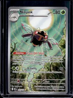 2025 Pokemon Mega Evolution Ninjask Illustration Rare #137/132 - Image 1
