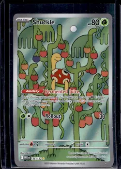 2025 Pokemon Mega Evolution Shuckle RC Illustration Rare #136/132 - Image 1