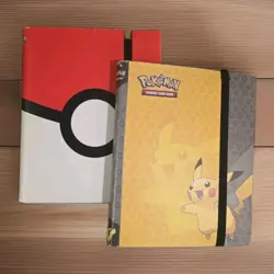 2 Pokemon card Binder Collection Lot - Image 1