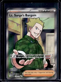 2025 Pokemon Mega Evolution Lt. Surge's Bargain Ultra Rare #170/132 - Image 1
