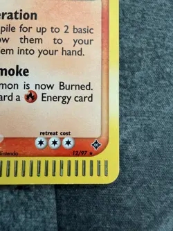 Pokemon TCG Torkoal 12/97 Dragon Vintage Holo Card - LP - Image 5