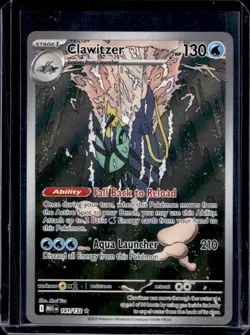 2025 Pokemon Mega Evolution Clawitzer Illustration Rare #141/132 - Image 1