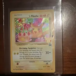Pokemon ______'s Pikachu 24/53 Wotc Promo Holo 50 HP Basic - Image 1