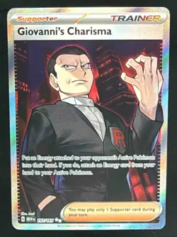 2023 Pokemon Gaming SV 151 - MEW EN Giovanni's Charisma #197/165 - Image 1