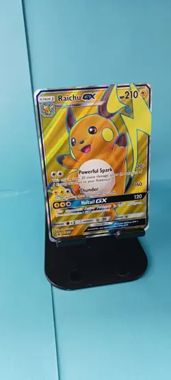 Pokemon 2017 SM Black Star Promo #SM90 Full Art/Raichu GX NM - Image 3