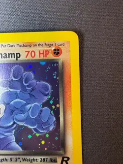 Pokemon - Team Rocket - 2000 - Dark Machamp - Holo + SWIRL - 10 - Image 3