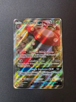 Pokemon - Cosmic Eclipse - 2019 - Vileplume GX - Full Art - 211 - Image 1
