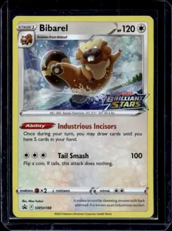 2019-2023 Pokemon SWSH Black Star Promos Bibarel #SWSH188 - Image 1