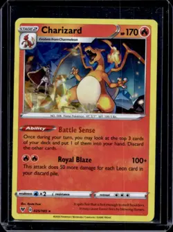 2020 Pokemon SWSH Vivid Voltage Charizard Promos Holo #025/185 - Image 1