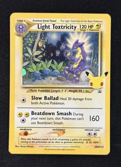 HD GALAXY SWIRL 🌀 Light Toxtricity SWSH137 Holo Foil Pokemon Celebrations Promo - Image 2