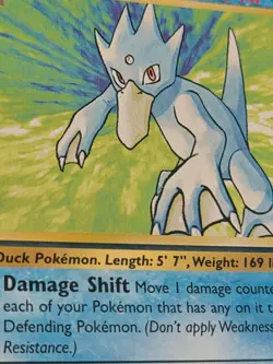 Sabrina's Golduck 30/132 Non-Holo Rare Gym Challenge Pokemon NM - Image 2