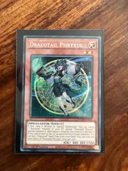 DOOD-EN023 Dracotail Phryxul Secret Rare 1st Ed YuGiOh - Image 1