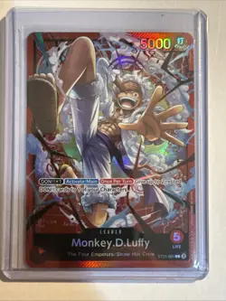 Monkey.D.Luffy ST21-001 One Piece TCG Starter Deck EX: Gear 5 Foil NM Leader C🔥 - Image 1
