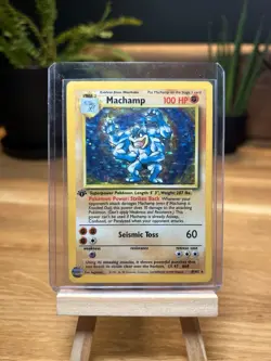 Machamp 008/102 1st Edition Deck Exclusives Holo Promo Pokemon Card Vintage WOTC - Image 3