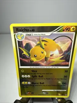 2008 Pokemon Stormfront Reverse Holo 8/100 Raichu LV.45 - LP - Image 1