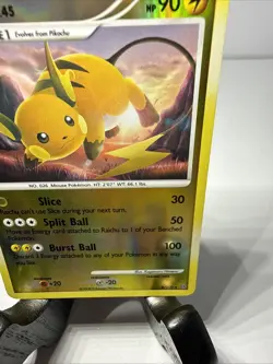 2008 Pokemon Stormfront Reverse Holo 8/100 Raichu LV.45 - LP - Image 5