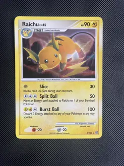 Raichu | 8/100 | Pokemon Card | Diamond & Pearl Stormfront | Vintage | Holo LP - Image 1