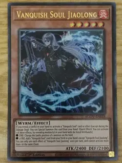 AGOV-EN018 Vanquish Soul Jiaolong Ultra Rare 1st Edition NM YuGiOh - Image 1