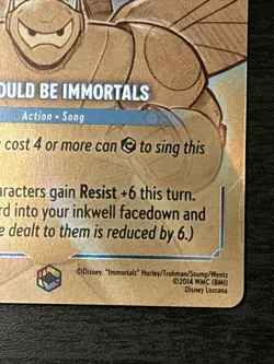~ Disney Lorcana We Could Be Immortals (Enchanted) 219/204 Azurite Sea Holo Nm - Image 4
