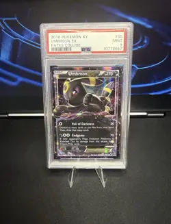 PSA 9 MINT Umbreon EX #55 XY Fates Collide Ultra Rare Pokemon TCG 2016 - Image 1