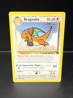 Pokemon TCG Dragonite #5 Black Star Promo, WB the First Movie, Stamped Card A - Image 2