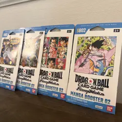 Dragon Ball Super Card Game Fusion World Manga sleeved 02 Factory Sealed 4x - Image 3