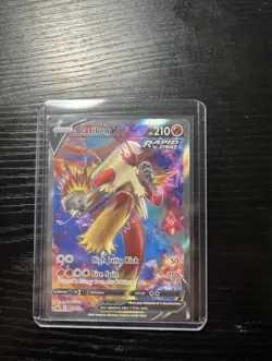Pokemon TCG Blaziken v 161/198 Chilling Reign Ultra Rare Card NM Condition - Image 1