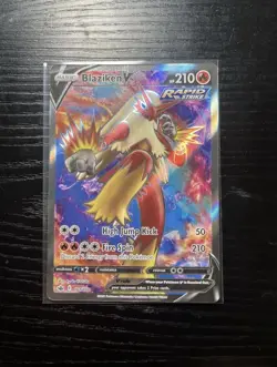 Pokemon TCG Blaziken v 161/198 Chilling Reign Ultra Rare Card NM Condition - Image 3
