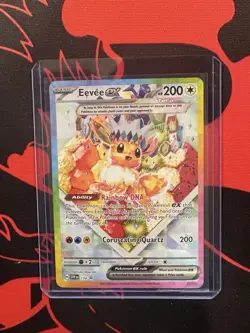 Eevee ex 174 Sv: Scarlet & Violet Promo Card Holo NM - Image 1