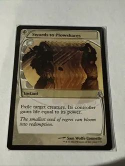 1x Swords to Plowshares- NM- (Future Sight) Mystery Booster 2- Mtg Magic Card - Image 1