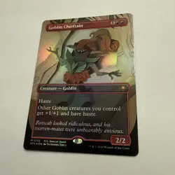 Goblin Chieftain FOIL Borderless 135 Special Guests SPG ECL MTG Mythic Unplayed - Image 3
