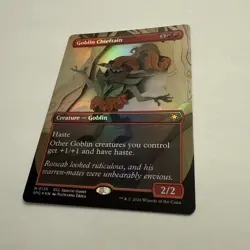 Goblin Chieftain FOIL Borderless 135 Special Guests SPG ECL MTG Mythic Unplayed - Image 4
