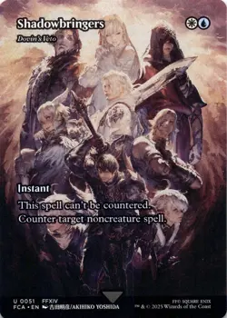 Shadowbringers - Dovin's Veto (Showcase) - Final Fantasy - Magic MTG NM - Image 1