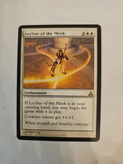 Mtg Guildpact Leyline Of The Meek (Never Played) - Image 1