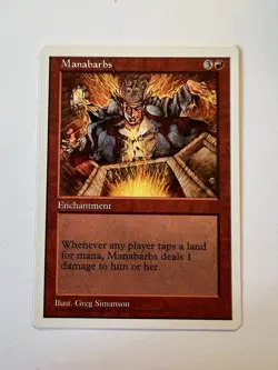 Manabarbs - MTG Core Set 5th Edition - NM - Image 1