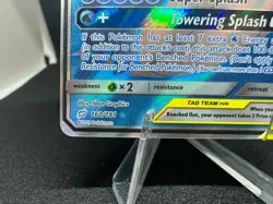 2019 Pokemon SM Team Up Magikarp & Wailord GX 160/181 Full Art Holo NM - Image 4