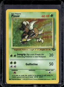 1999 Pokemon Jungle Pinsir #9/64 - Image 1