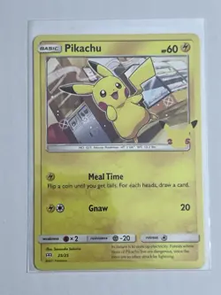 PIKACHU #25/25 (NON-HOLO) 25TH ANNIVERSARY MCDONALD'S PROMO 2021 POKEMON TCG - Image 1