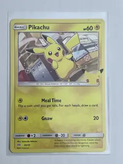 PIKACHU #25/25 (NON-HOLO) 25TH ANNIVERSARY MCDONALD'S PROMO 2021 POKEMON TCG - Image 5
