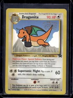 1999 Pokemon Wizards Black Star Promos Dragonite #5 - Image 1