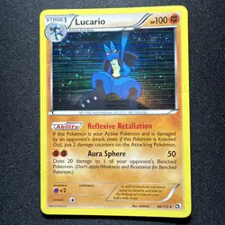Lucario #80/113- Legendary Treasures (2013)- Holo Rare- Pokemon TCG - Image 1
