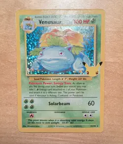 Pokemon TCG Venusaur 15/102 HoloBleed Celebrations: Classic Collection Holo -NM - Image 1